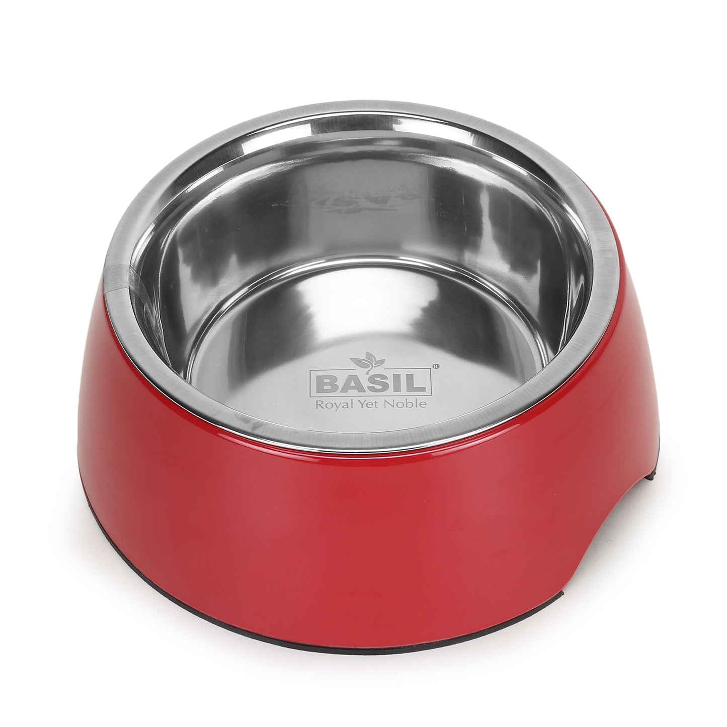 Basil Bowl Melamine Solid Color Red