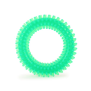 Basil Spike Teething / Chew Ring Green