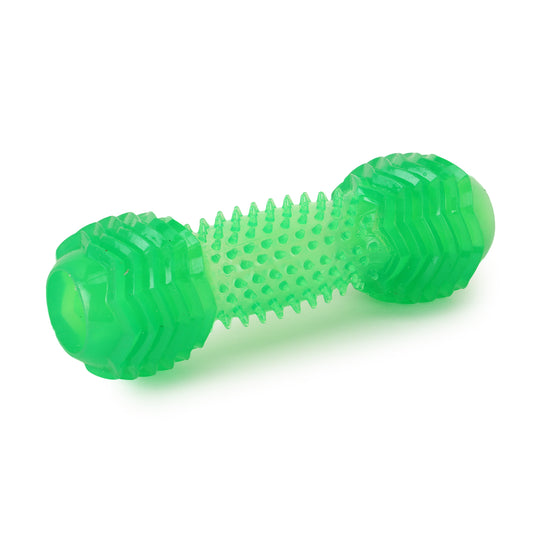 Basil TPR Dumbbell toy Green