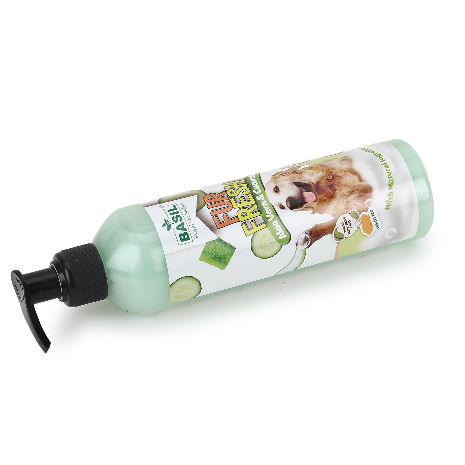 Basil Fur Fresh Aloe Cucumber Shampoo Pawgypets