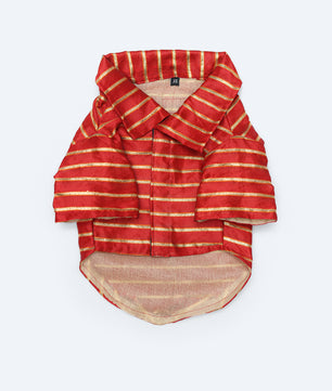 Pawgy Pets Red Gota Shirt for Dogs