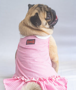 Strapy Summer dress: PINK