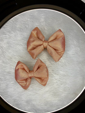 Pawgy Pets Party wear Bowtie: Rose gold for Dogs & Cats