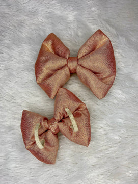 Pawgy Pets Party wear Bowtie: Rose gold for Dogs & Cats