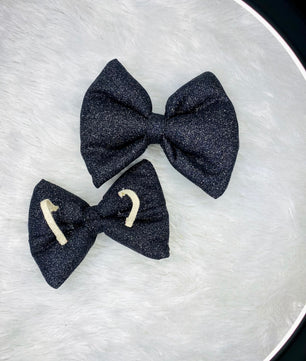 Pawgy Pets Party wear Bowtie: Black for Dogs & Cats