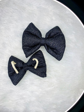 Pawgy Pets Party wear Bowtie: Black for Dogs & Cats