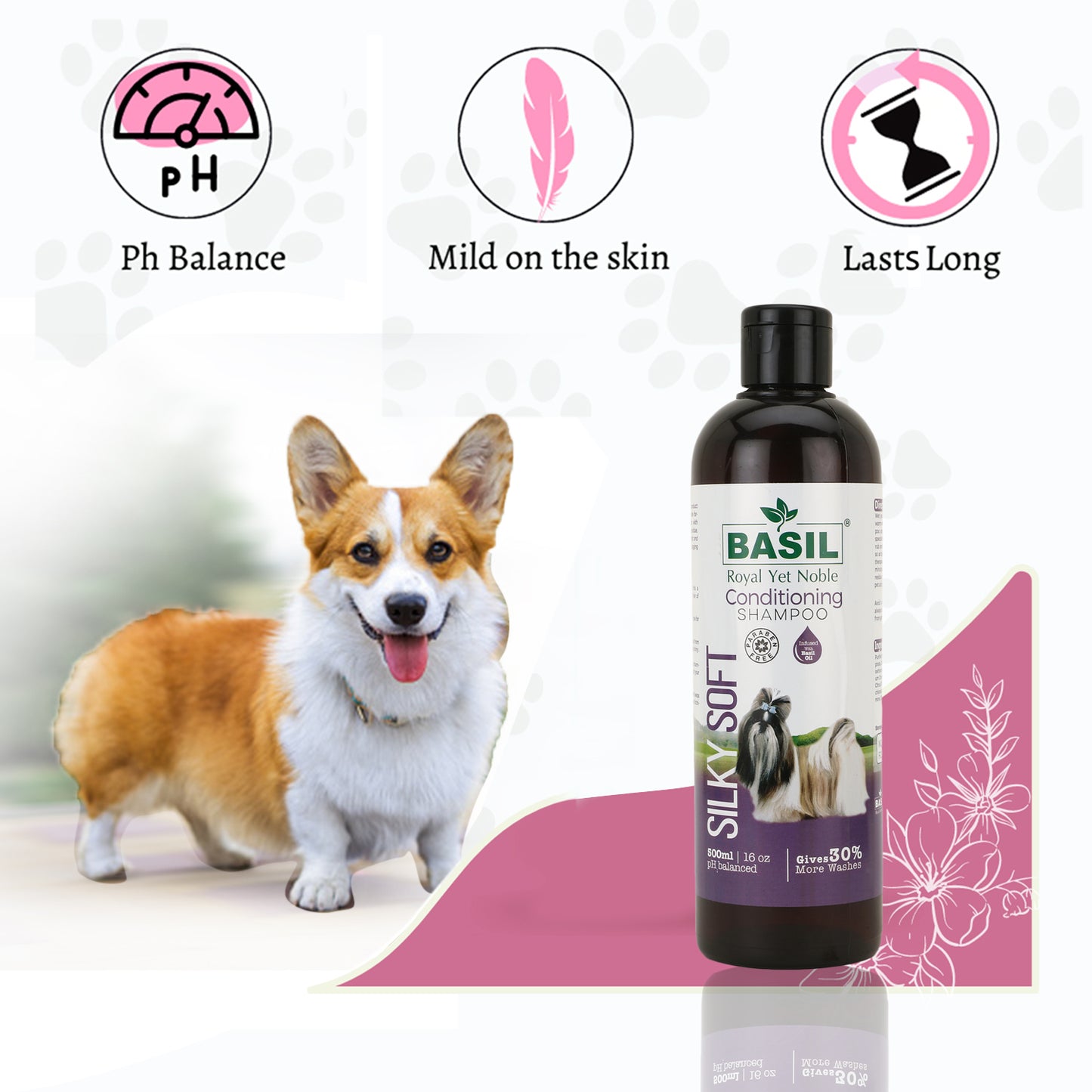 Basil Basil Silky Soft Shampoo 500 ML