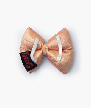 Pawgy Pets Party wear Bowtie: Rose gold for Dogs & Cats