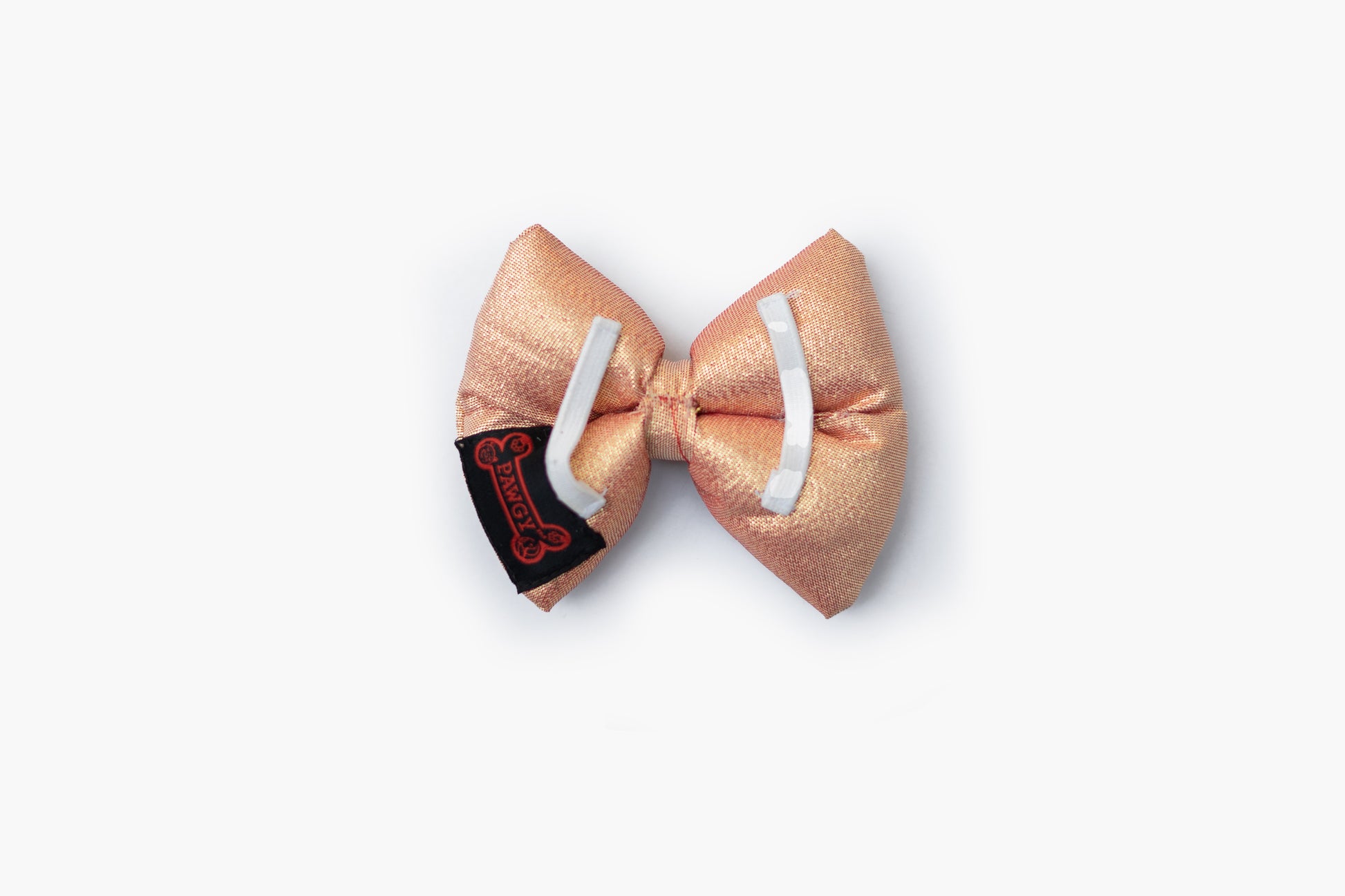 Pawgy Pets Party wear Bowtie: Rose gold for Dogs & Cats