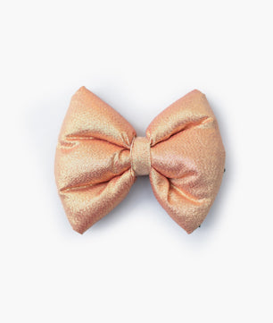 Pawgy Pets Party wear Bowtie: Rose gold for Dogs & Cats