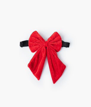 Pawgy Pets Pigtail Bowtie: Red for Dogs & Cats