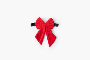 Pawgy Pets Pigtail Bowtie: Red for Dogs & Cats