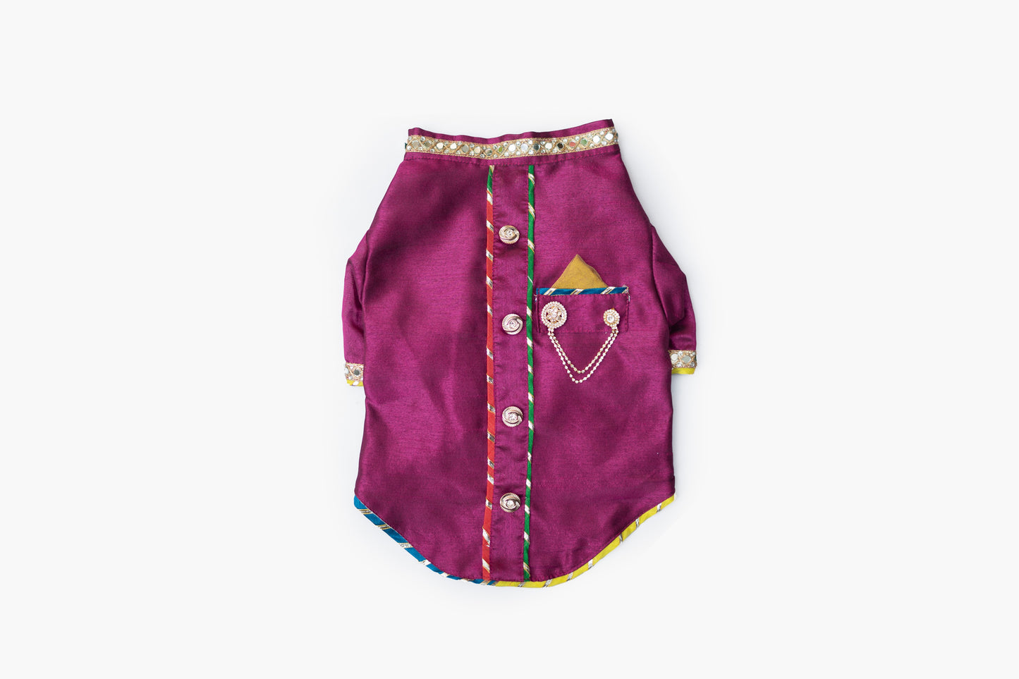Rani Raw Silk Sherwani | For Dogs | Pawgy Pets
