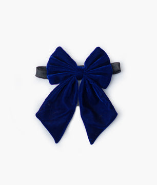 Pawgy Pets Pigtail Bowtie: Royal blue for Dogs & Cats