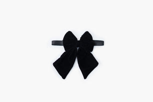 Pawgy Pets Pigtail Bowtie: Black for Dogs & Cats