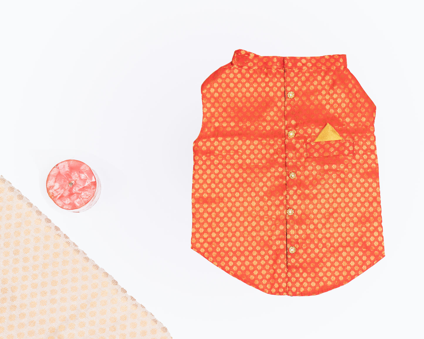 Red Sherwani | For Dogs | Pawgy Pets