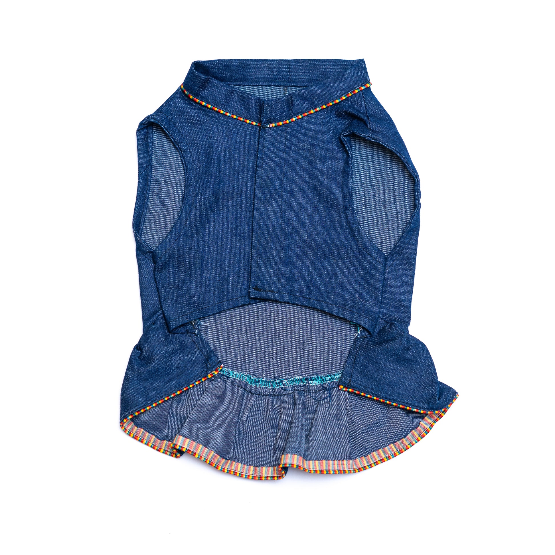 Pawgy Pets Denim Ruffle Dress for Dogs