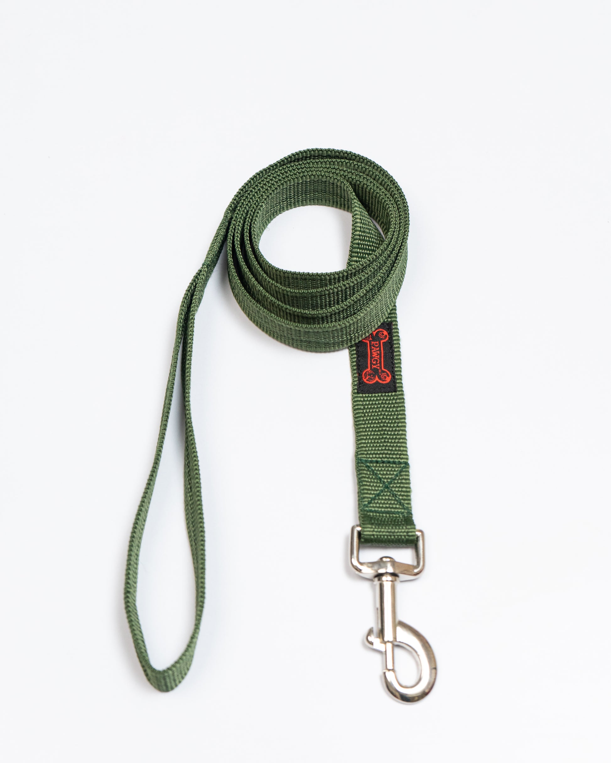 Pawgy Pets Daily-use Leash: Olive green for Dogs & Cats