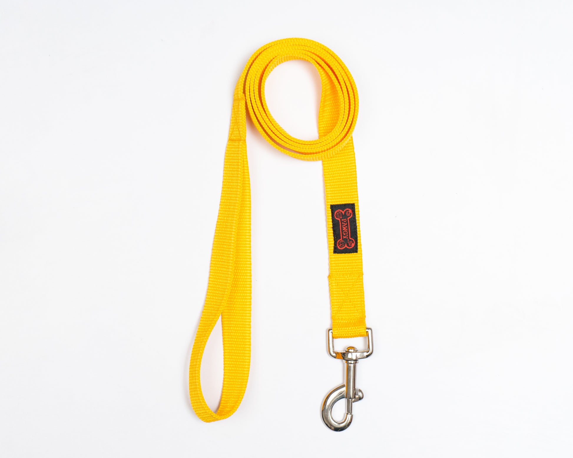 Pawgy Pets Daily-use Leash: Yellow for Dogs & Cats