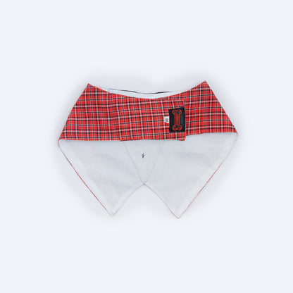 Pawgy Pets Waistcoat Tuxedo Bandana: Red for Dogs & Cats