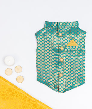 Pawgy Pets Sherwani Teal for Dogs