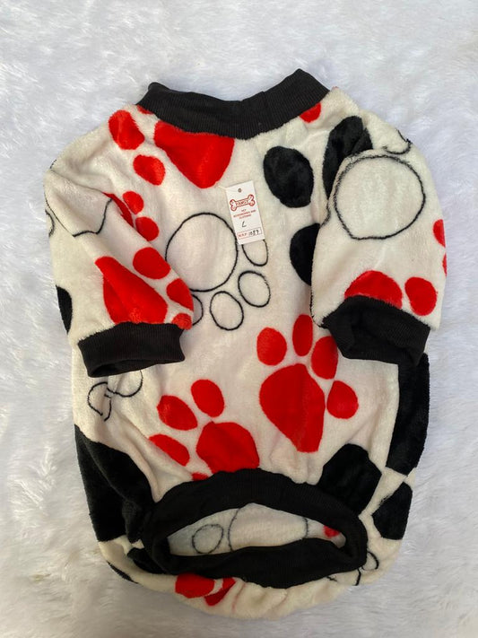 Pawgy Pets Paw Print Sweater for Dogs