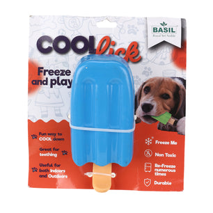 Basil Cool Lick, Freeze and Play Silicon Ice-Cream Blue