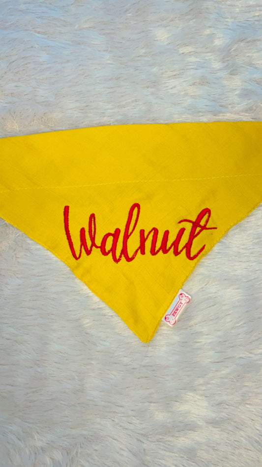 Pawgy Pets Personalised Casual Bandana for Dogs & Cats