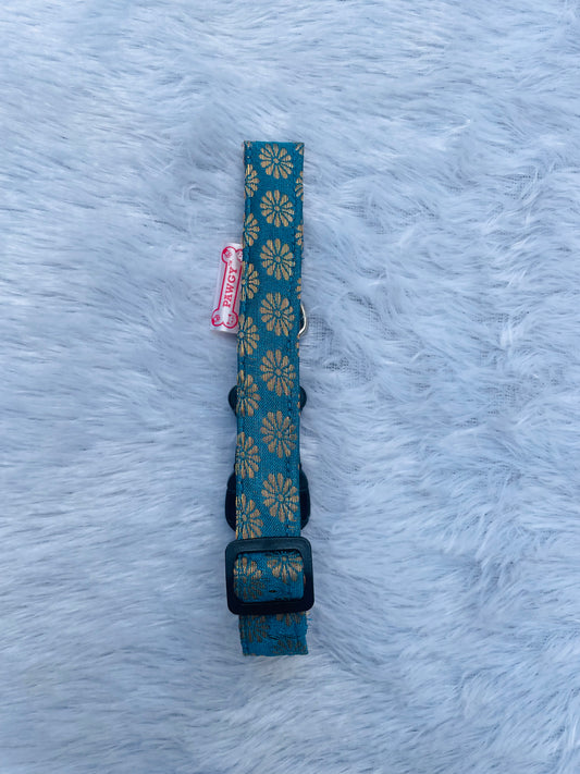 Pawgy Pets Occasion wear Collar: Blue for Dogs