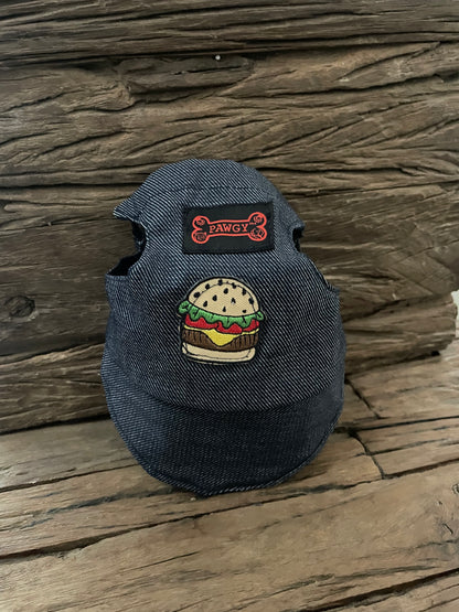 Pawgy Pets Dog Cap: Denim for Dog & Cats