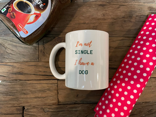 Pawgy Pets I’m not single mug