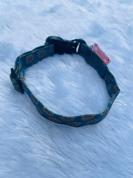 Pawgy Pets Occasion wear Collar: Blue for Dogs