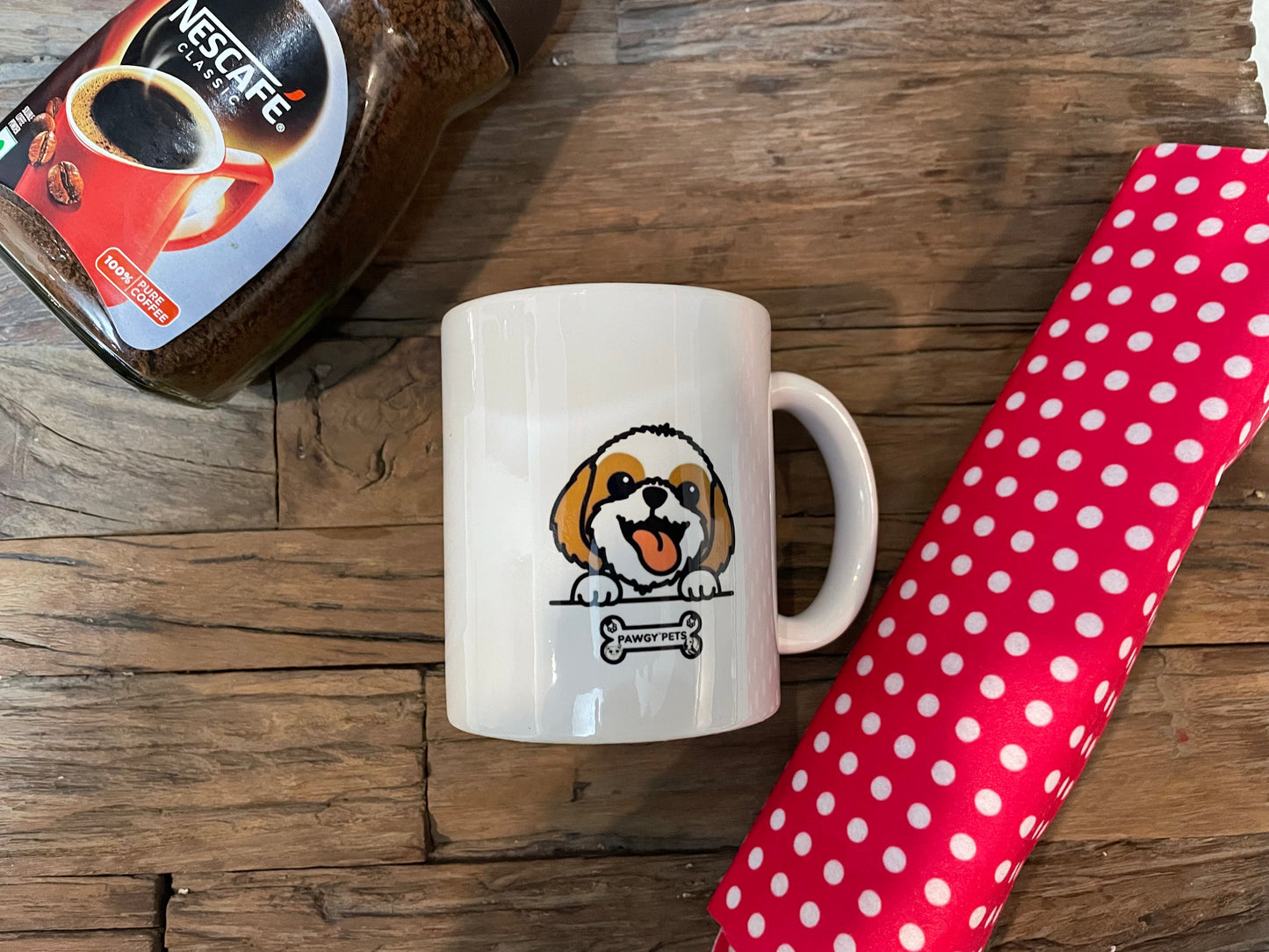 Pawgy Pets I’m only a Morning person for my dog mug